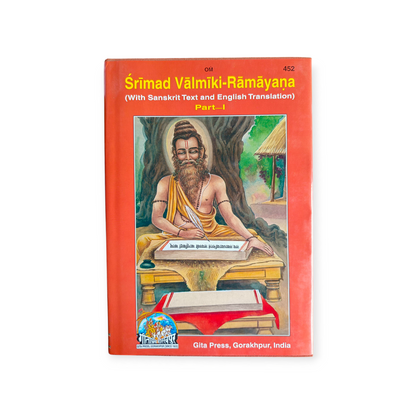 Shrimad Valmiki Ramayana Set of Two Part-1 & 2 (With Sanskrit Text and English Translation)