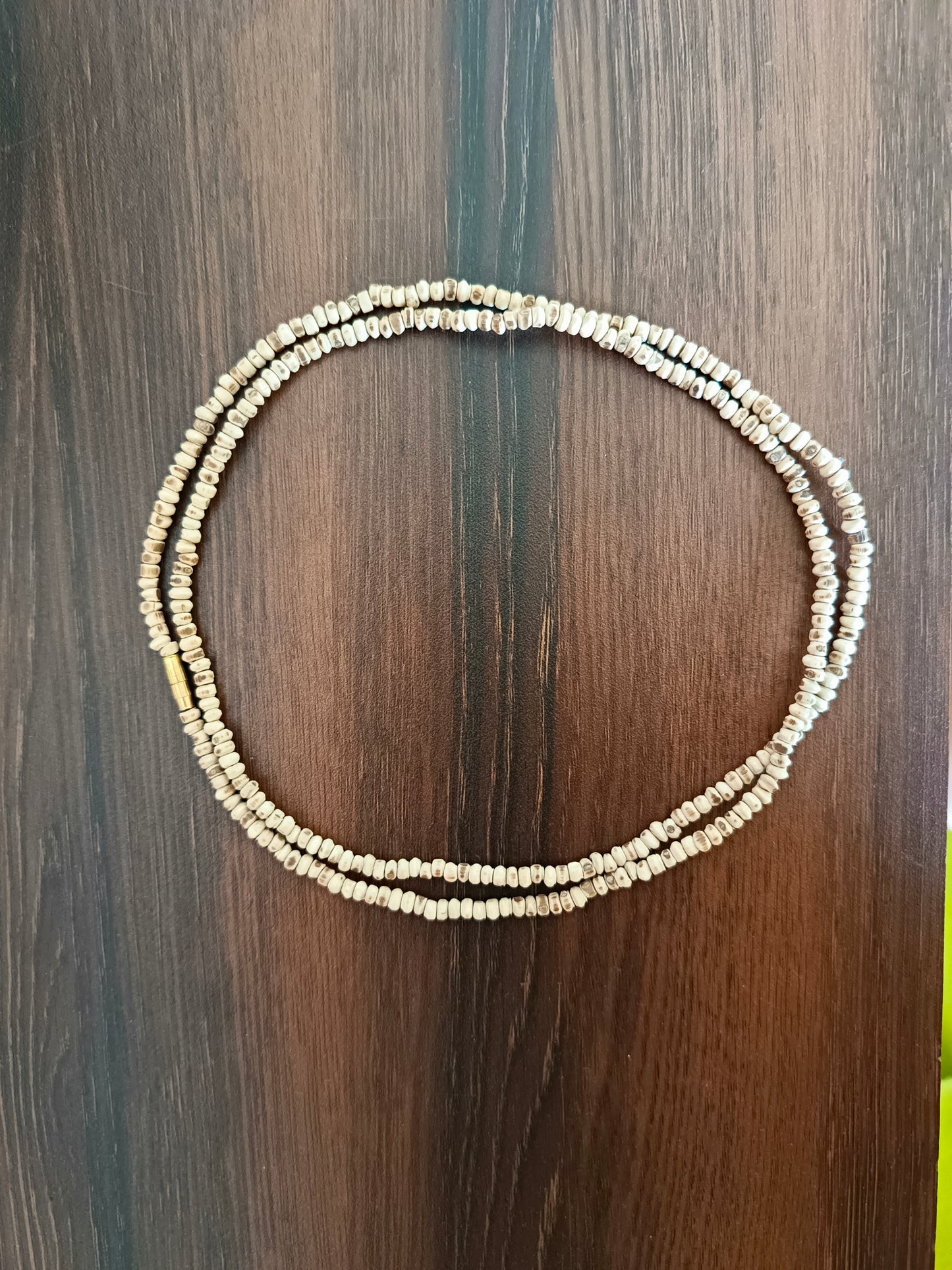 Original Tulsi Kanthi Mala Gol Dana Handmade (2 Rounds)
