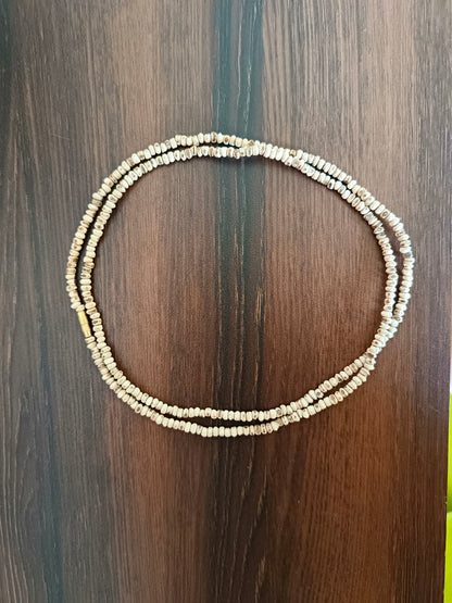 Original Tulsi Kanthi Mala Gol Dana Handmade (2 Rounds)