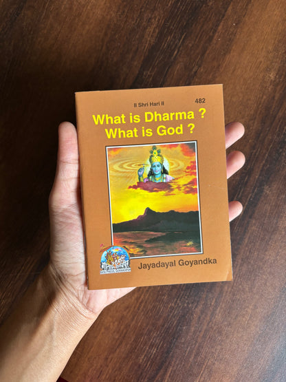 What is Dharma? What is God? - 482