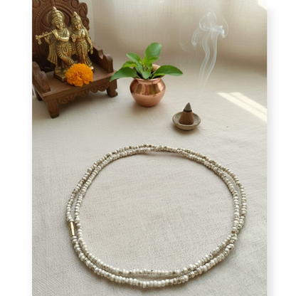 Original Tulsi Kanthi Mala Gol Dana Handmade (2 Rounds)